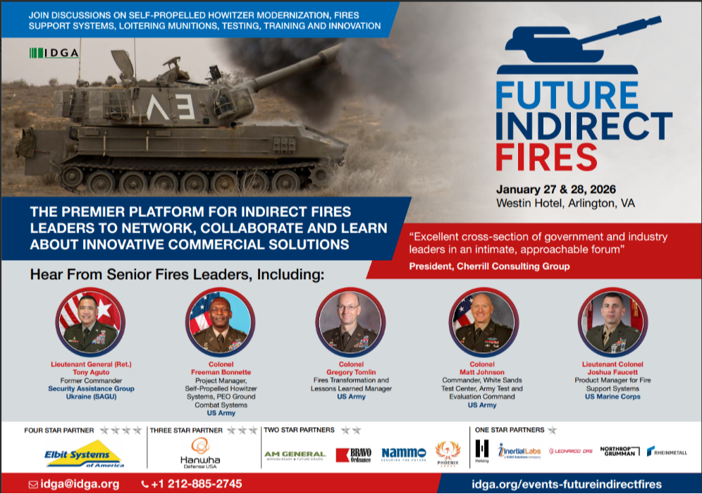 Future Indirect Fires | 2026 Official Agenda