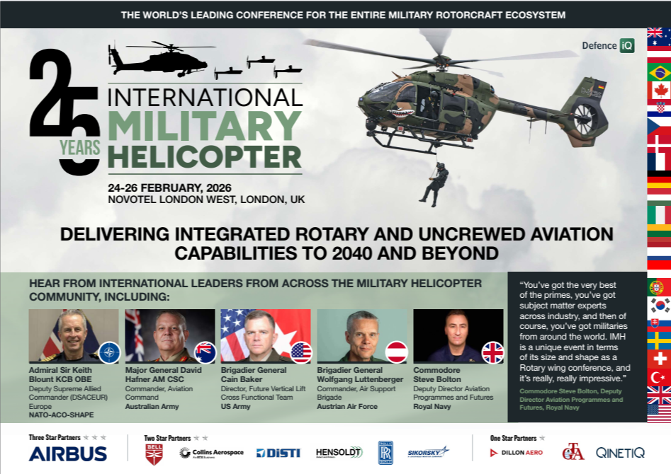 International Military Helicopter 2026 Agenda for Sponsors