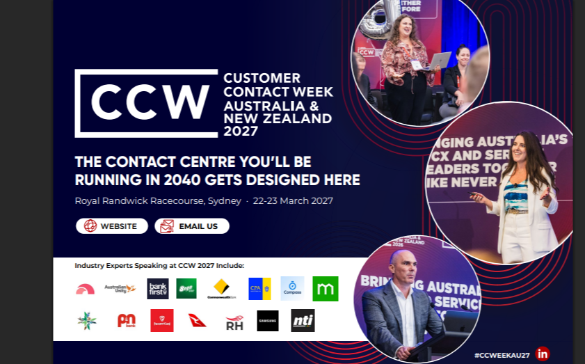 Customer Contact Week Australia and New Zealand - 2027 Agenda