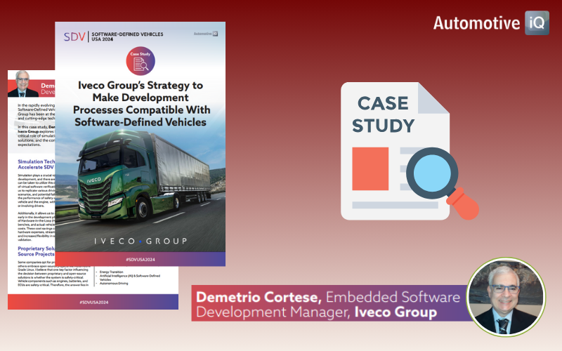 Iveco Group’s Strategy to Make Development Processes Compatible With Software-Defined Vehicles | Case Study by Demetrio Cortese at Iveco Group