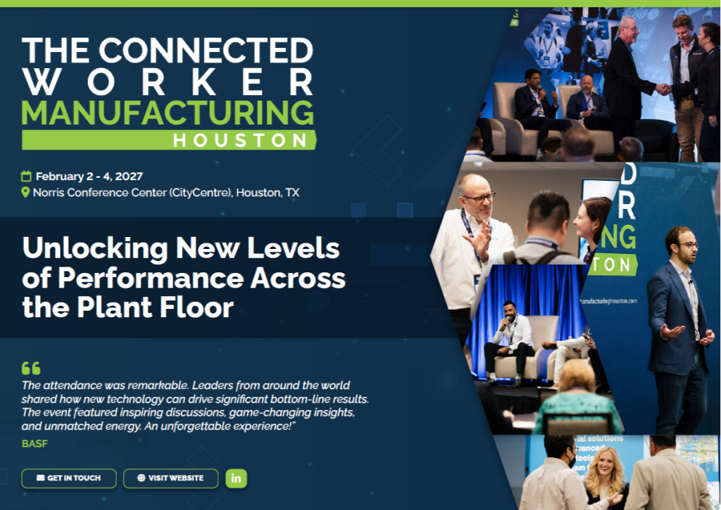Connected Worker Manufacturing Houston - 2027 Summit Preview