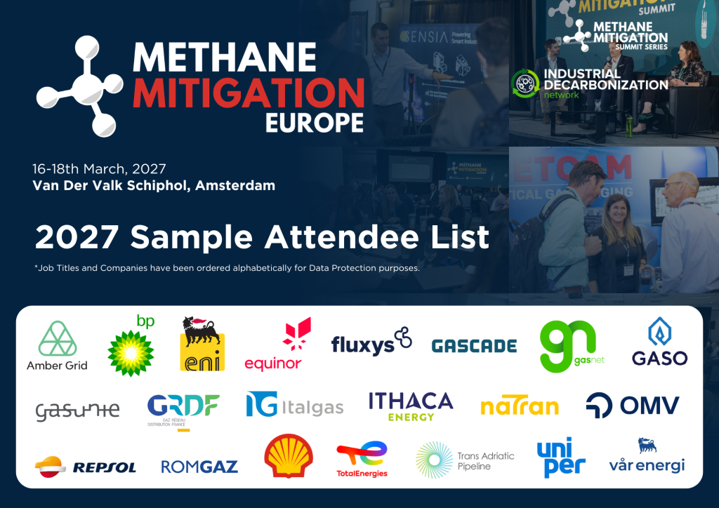 Sample Attendee List - Methane Mitigation Europe