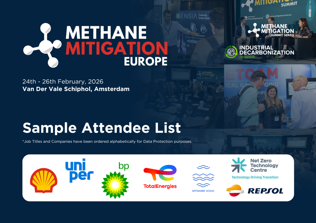 Sample Attendee List - Methane Mitigation Europe 2026