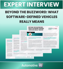 Beyond the Buzzword: What Software-Defined Vehicles Really Means