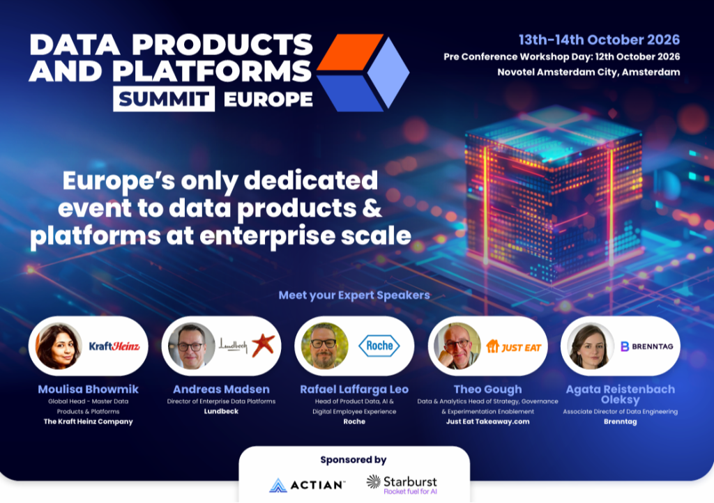 Data Products & Platforms Summit Europe Agenda