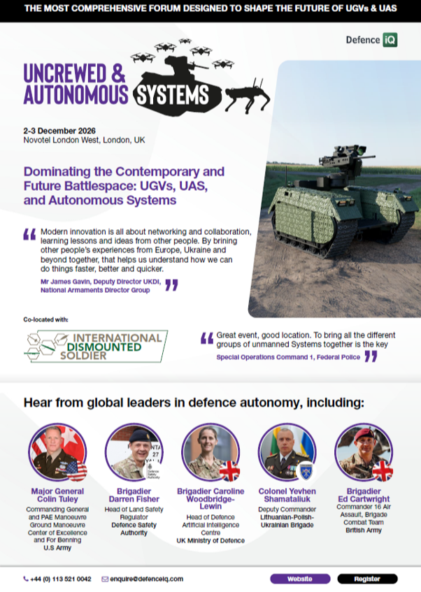 Agenda | Uncrewed & Autonomous Systems