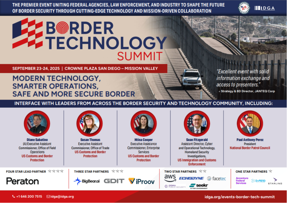 Border Technology Summit | 2025 Official Agenda