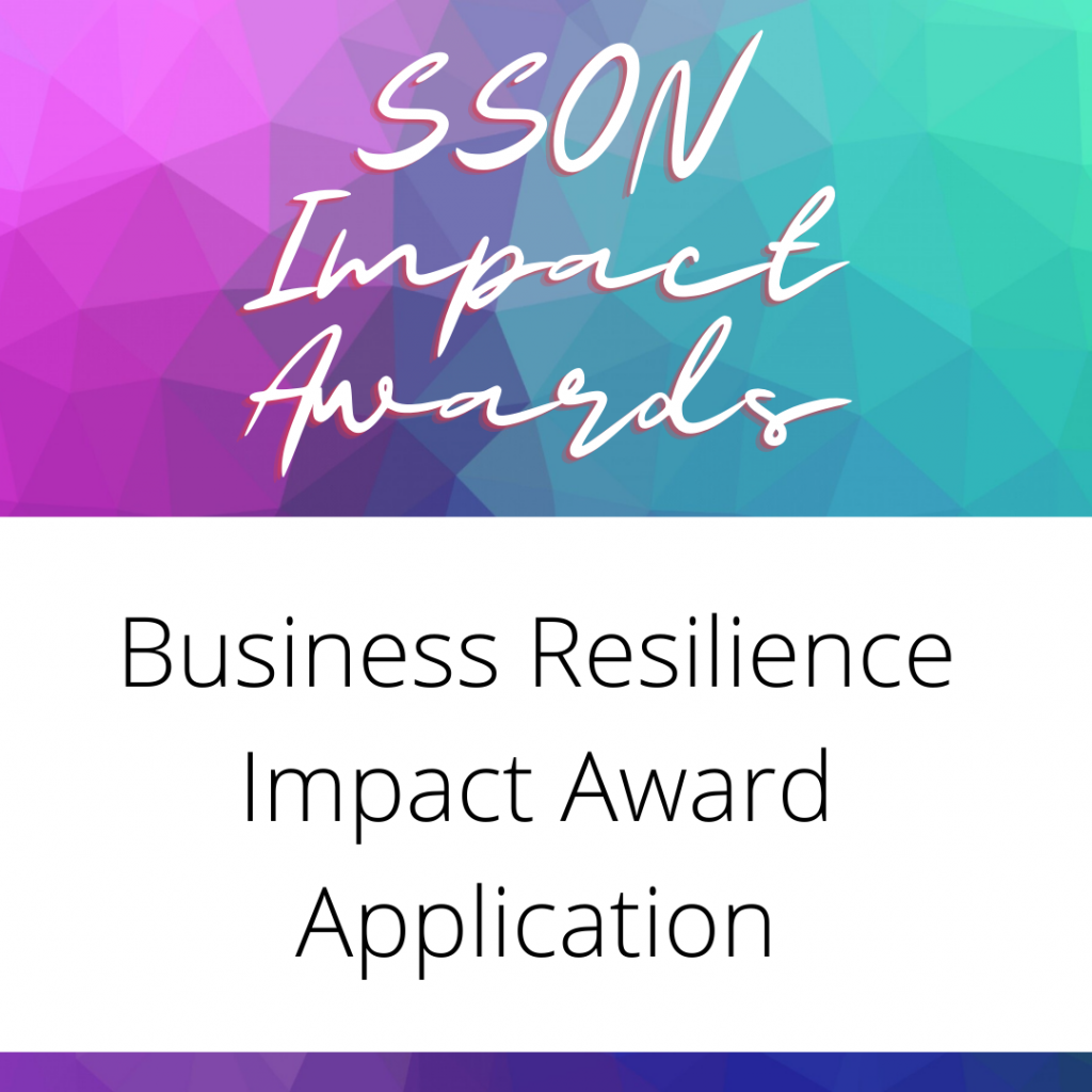 SSON Impact Awards Business Resilience Impact Award