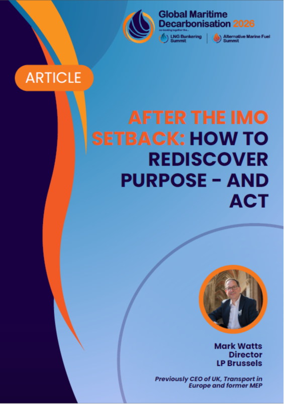 2026 Global Maritime Decarbonisation - Article: After the IMO Setback