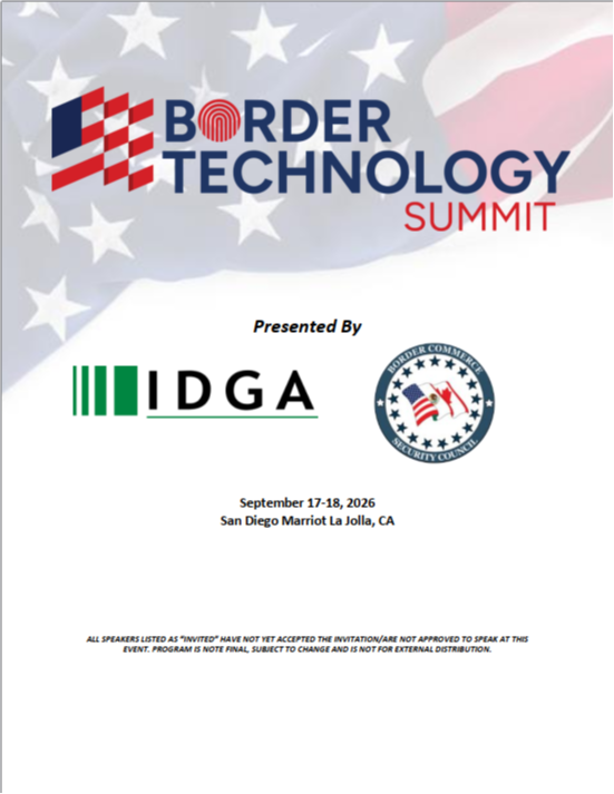Border Technology Summit | 2026 Draft Event Program