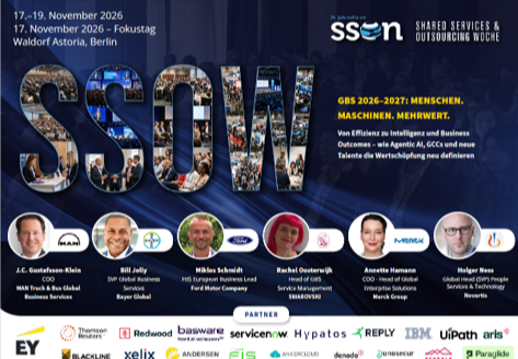 Konferenzagenda 21. Jahresforum Shared Services & Outsourcing 2026