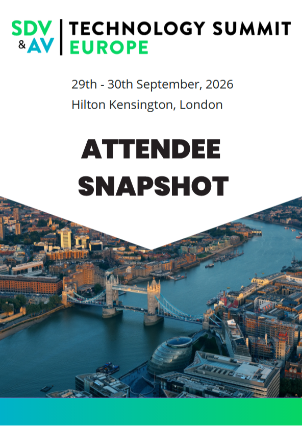 SDV & AV Technology Europe | Attendee Snapshot