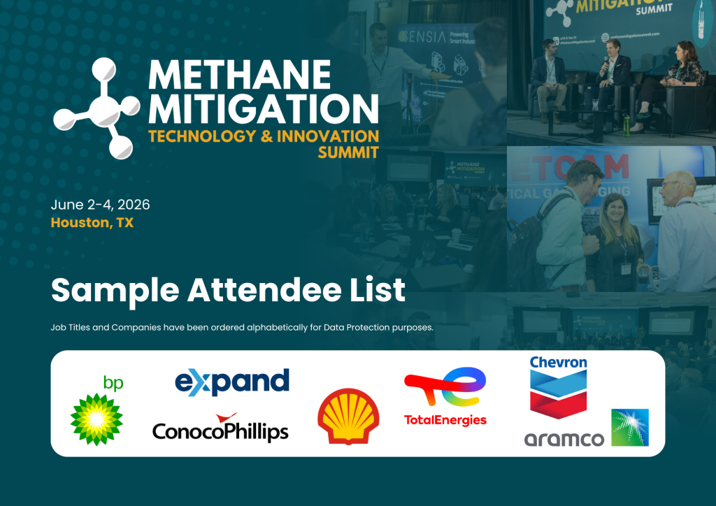 Sample Attendee List - Methane Mitigation: Technology & Innovation World Summit 2026