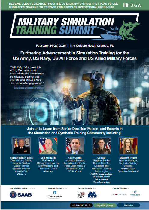 Military Simulation Training Sponsorship Opportunities | Event Agenda