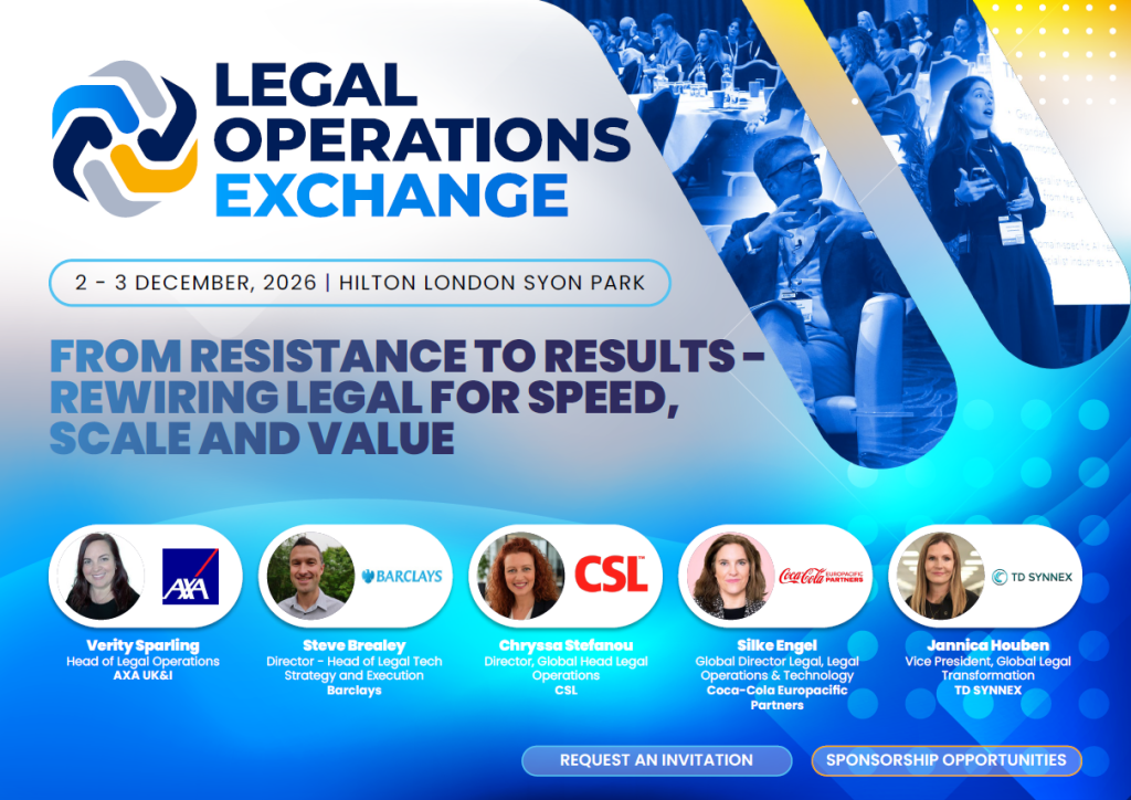 Legal Operations Exchange | 2026 Agenda