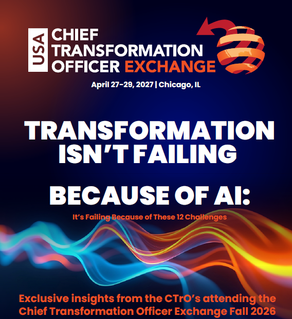 Infographic | Transformation Isn't Failing Because of AI: It's Failing because of These 12 Challenges