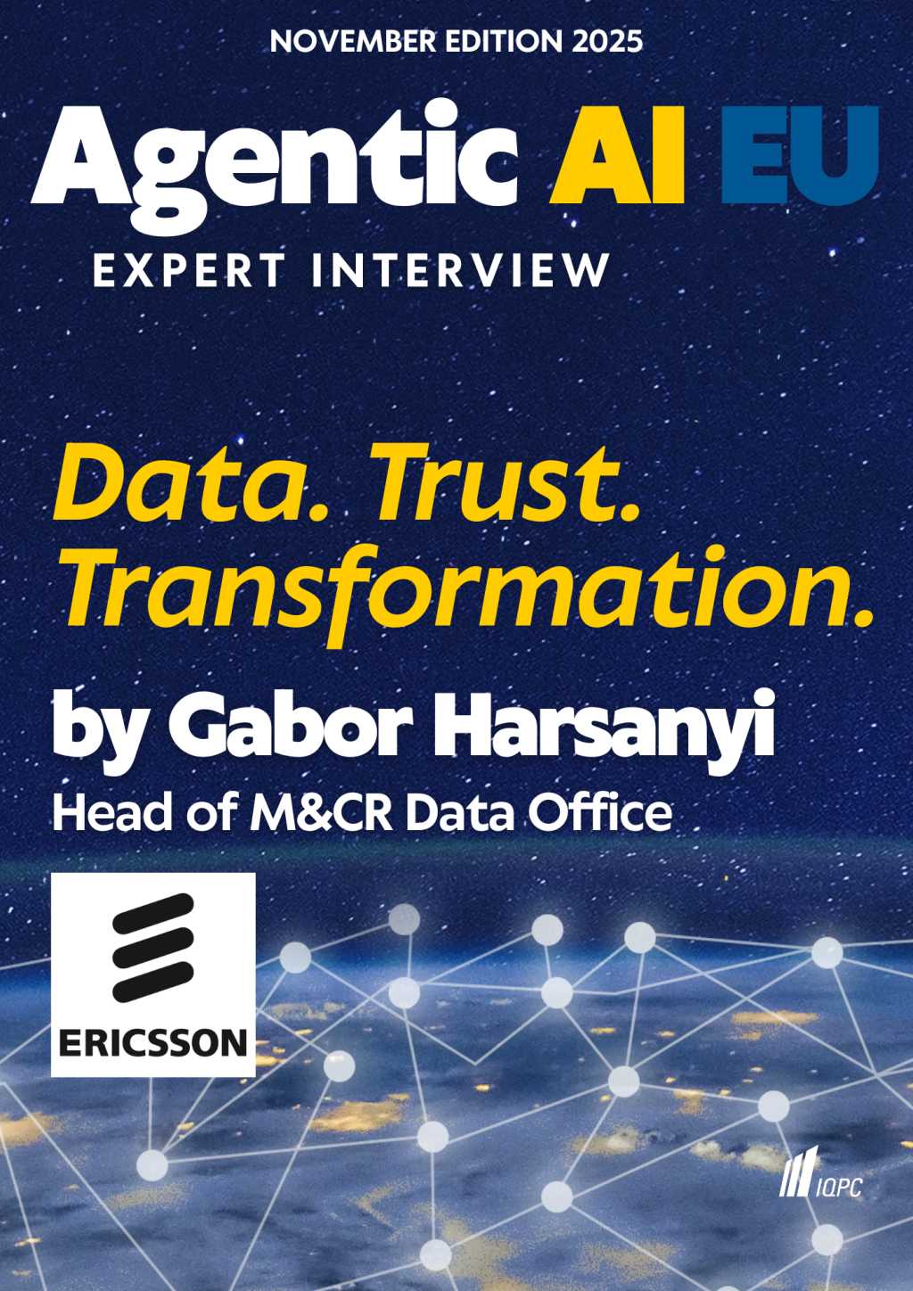 Ericsson: Gabor Harsanyi | Data. Trust. Transformation. – Building Sustainable AI through Quality and Governance