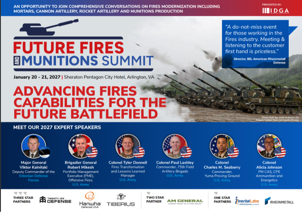 Future Fires & Munitions | 2027 Official Agenda