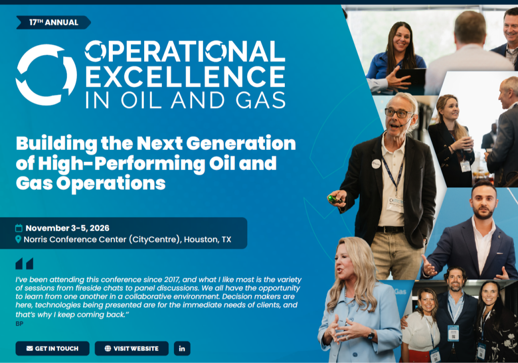 Download the 2026 Operational Excellence in Oil and Gas Summit Event Guide