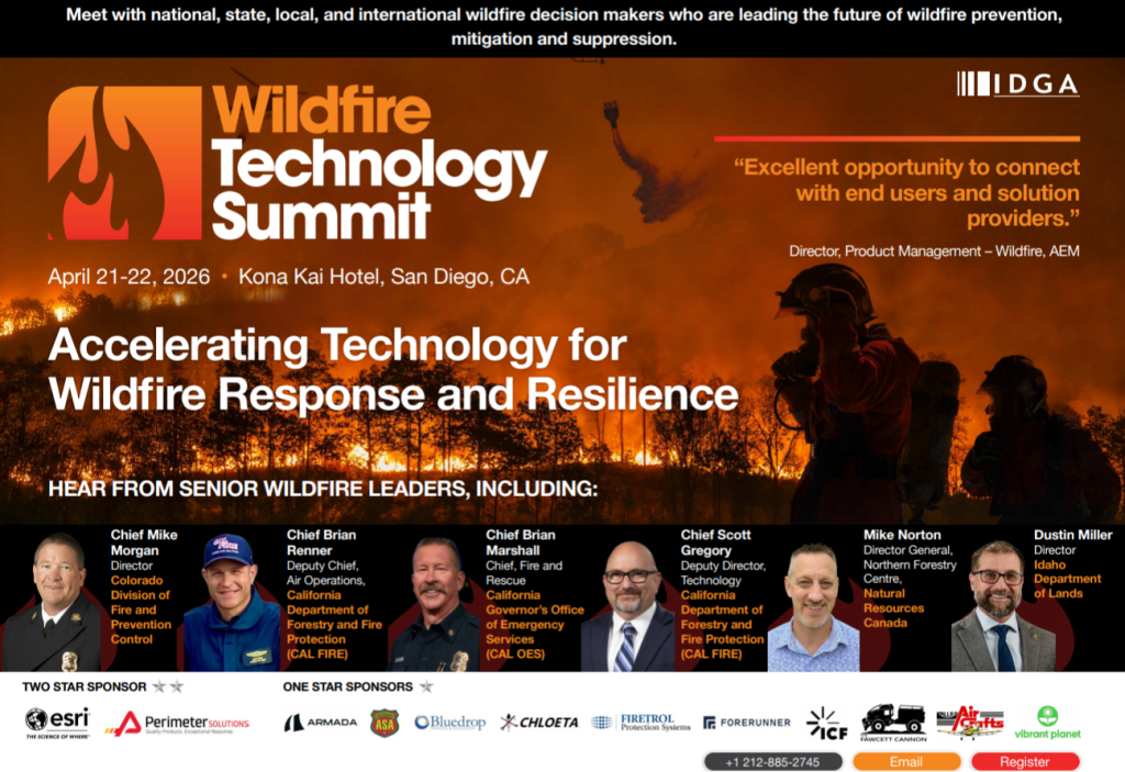 IDGA Wildfire Technology Summit | 2026 Agenda