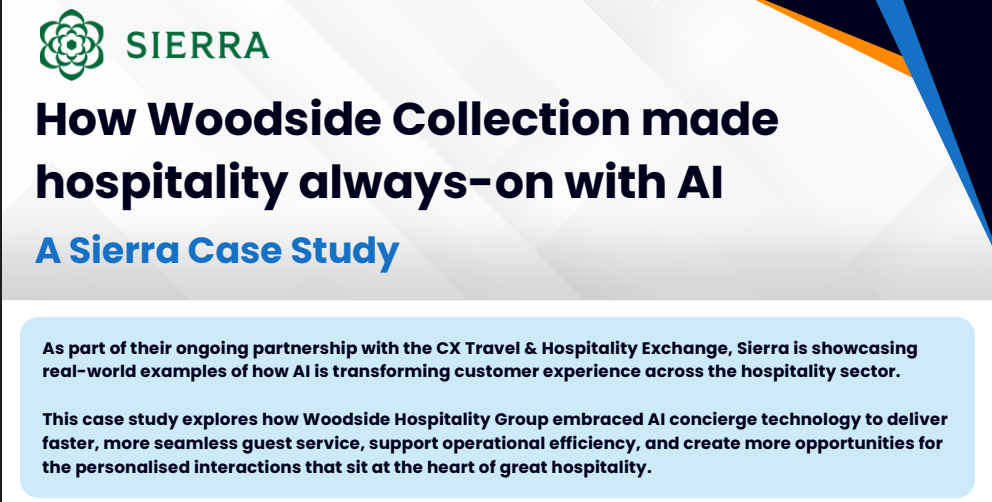 How Woodside Collection Made Hospitality Always-on with AI: A Sierra Case Study