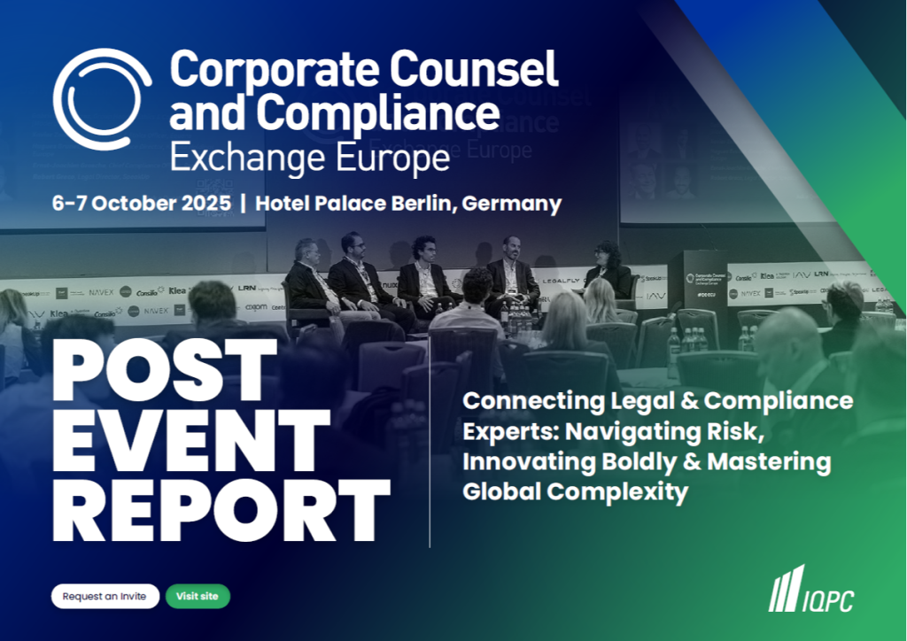Corporate Counsel & Compliance Exchange Europe 2025 Post Event Report