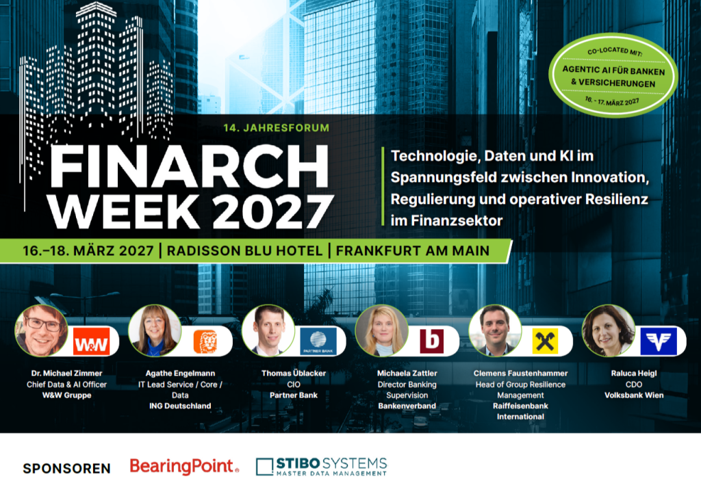FINARCH WEEK 2027 - Konferenzprogramm