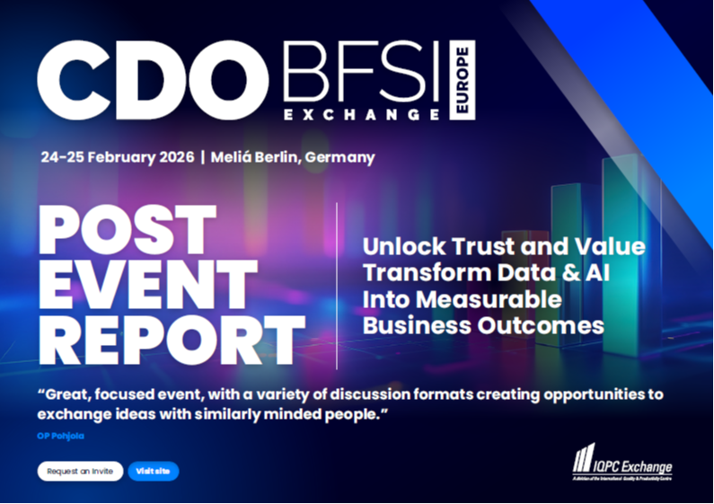 CDO BFSI Europe 2026 Post Event Report