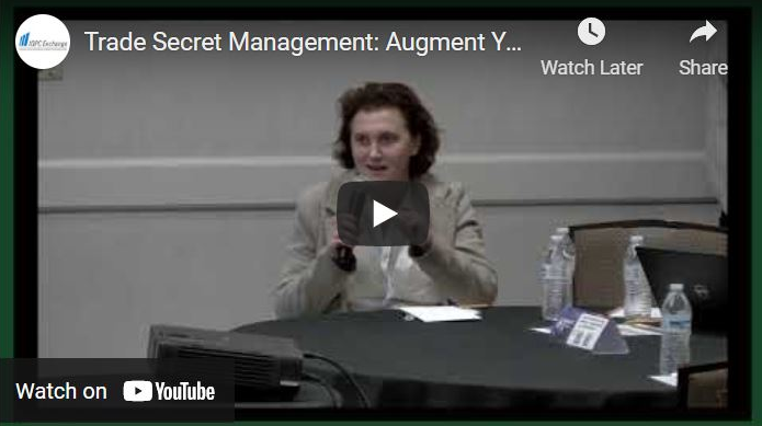 Global IP Exchange Fireside Chat: Trade Secret Management: Augment Your Strategy To Ensure Comprehensive Protection