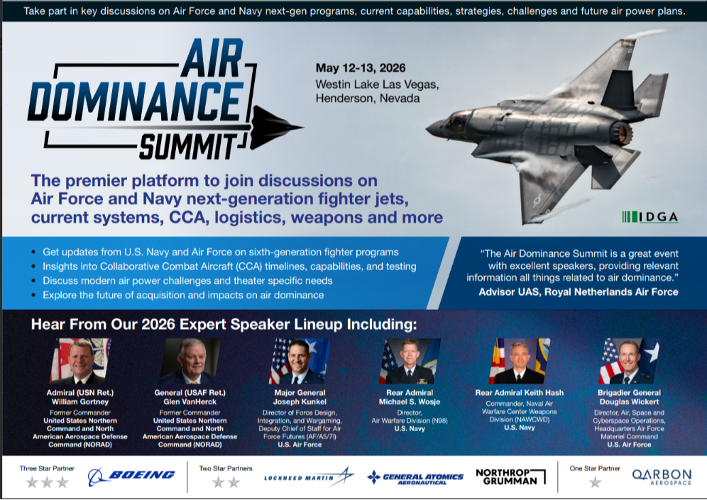 IDGA Air Dominance Summit | 2026 Agenda