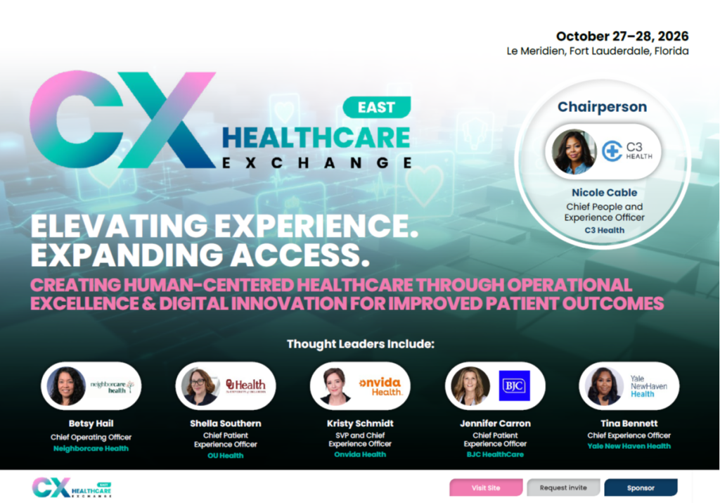Download the CX Healthcare Exchange East Agenda