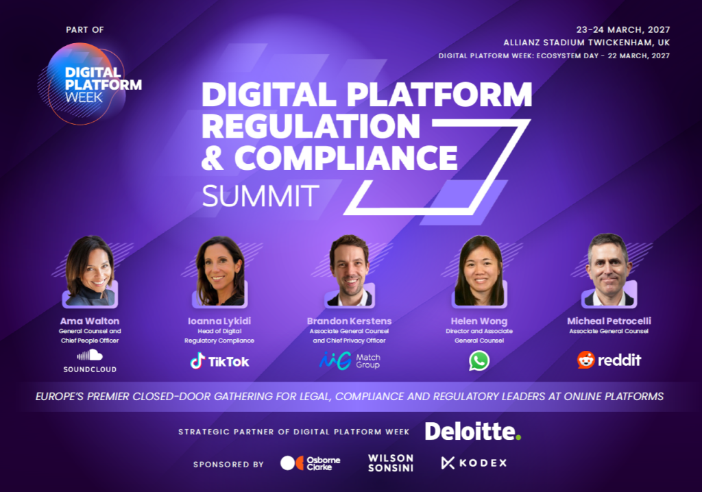 Digital Platform Regulation & Compliance Summit | Event Agenda