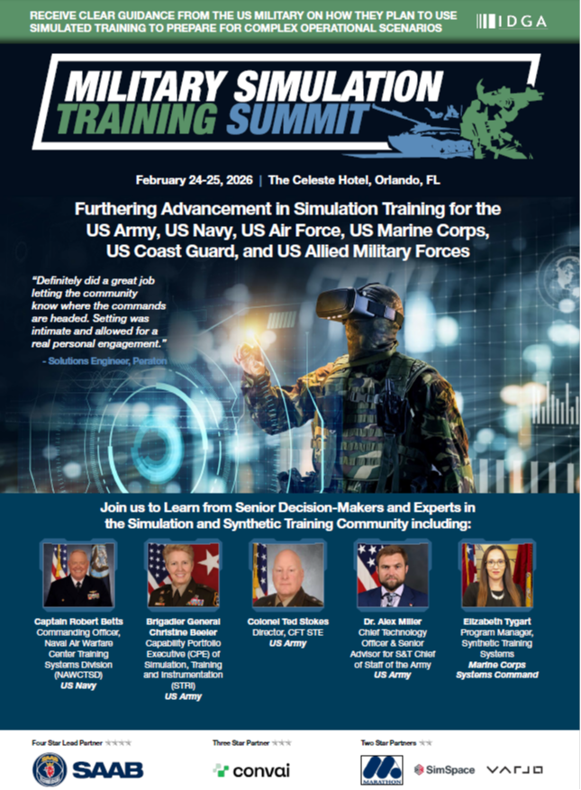 2026 Agenda | Military Simulation Training Summit