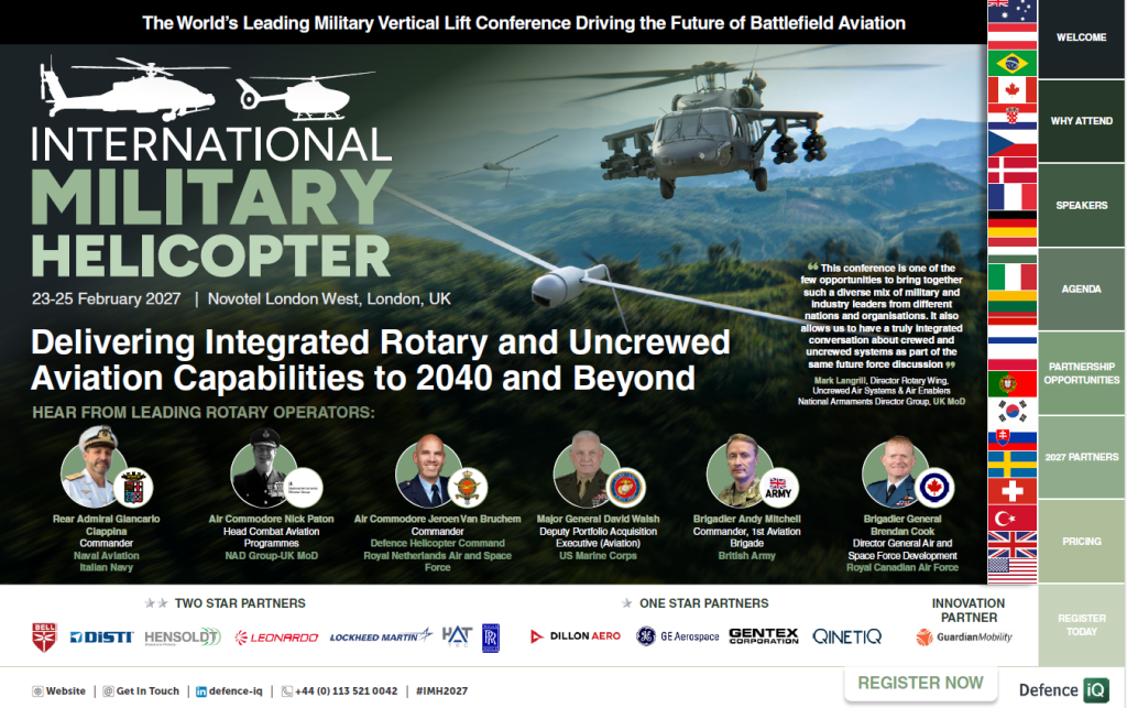 International Military Helicopter 2027 Agenda