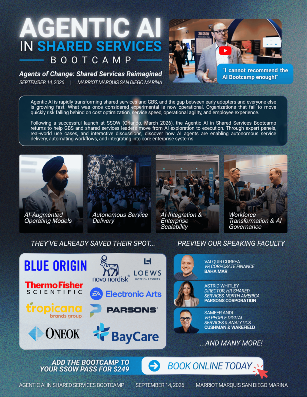 Exclusive Access: Agentic AI in Shared Services Bootcamp One-Pager