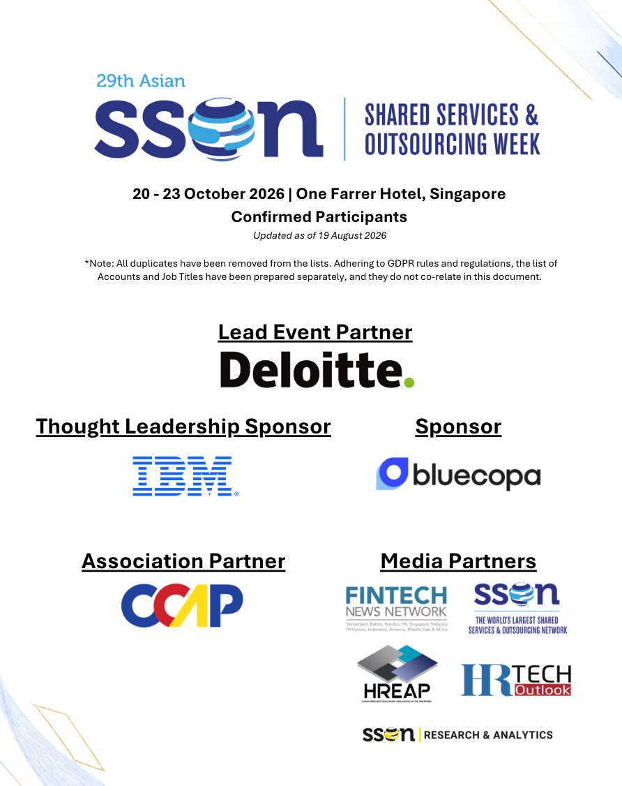 SSOW Asia 2026 Attendee List (Solution Providers)