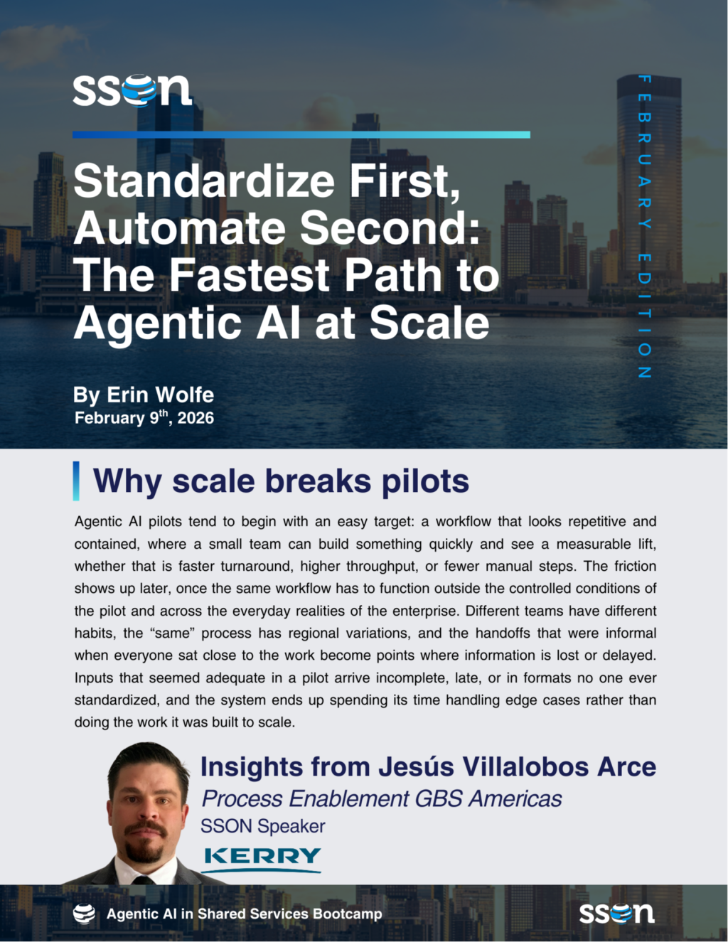 Standardize First, Automate Second: The Fastest Path to Agentic AI at Scale