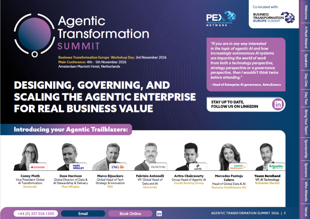 Agentic Transformation Summit 2026 Agenda