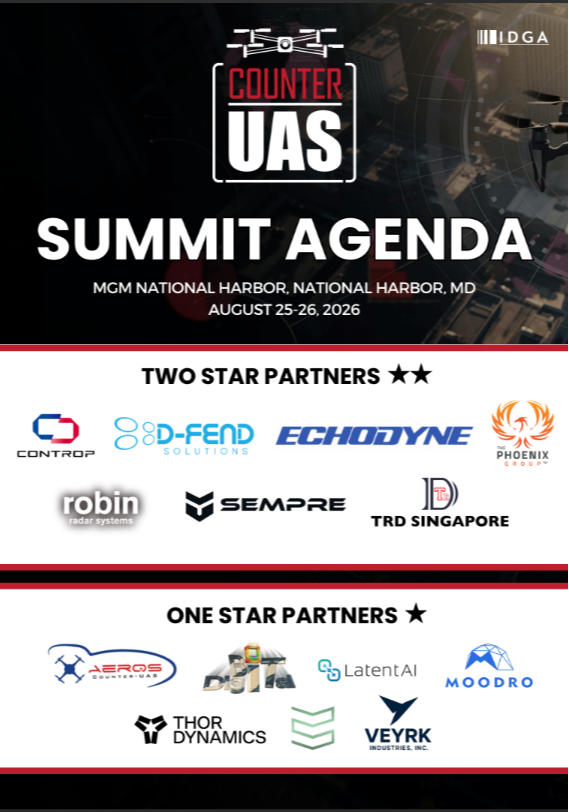 IDGA's Counter-UAS Summit | 2026 Official Agenda