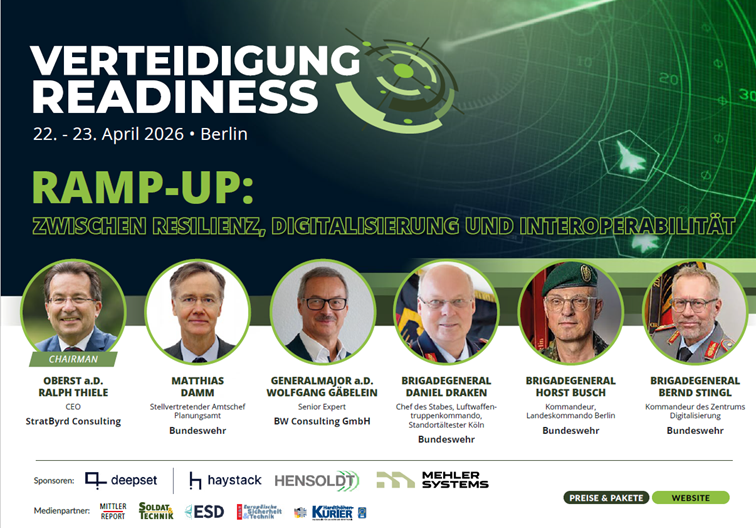 Verteidigung Readiness 2026 | Ramp Up Zeitenwende: Konferenzagenda