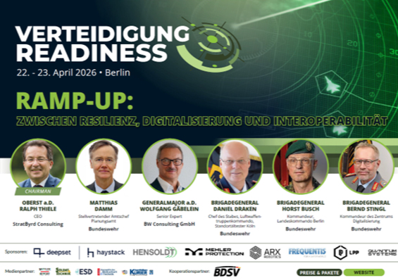 Verteidigung Readiness 2026 | Ramp Up Zeitenwende: Konferenzagenda