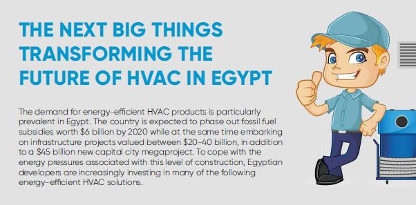 Infographic: The next big things transforming the future of HVAC in Egypt