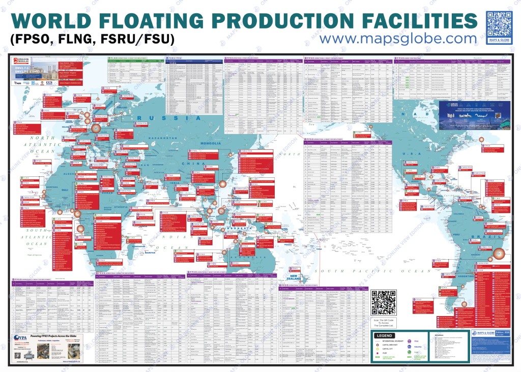 World Floating Production Facilities Map (Vendor)