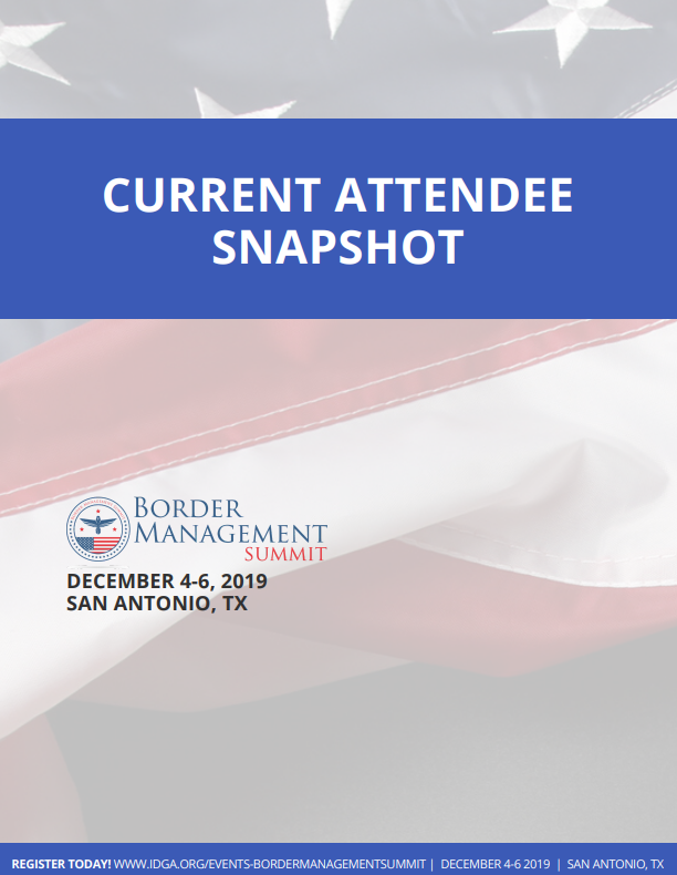 Border Management South 2019: Current Attendee Snapshot