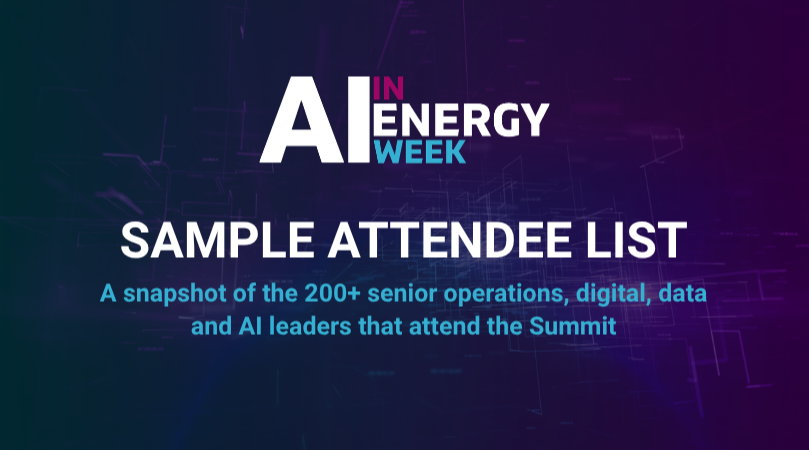 AI in Energy Week - Sample Attendee List