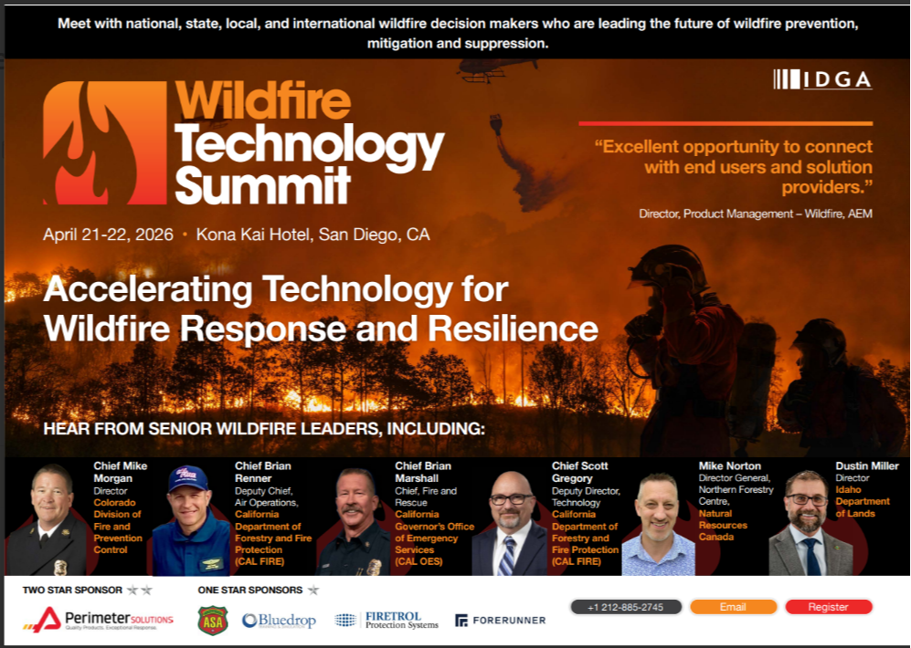 IDGA Wildfire Technology Summit | 2026 Agenda