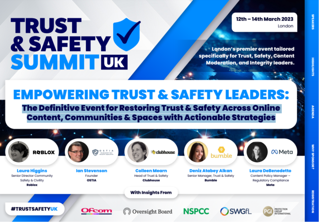 Trust & Safety Summit | Previous Agenda | Trust & Safety