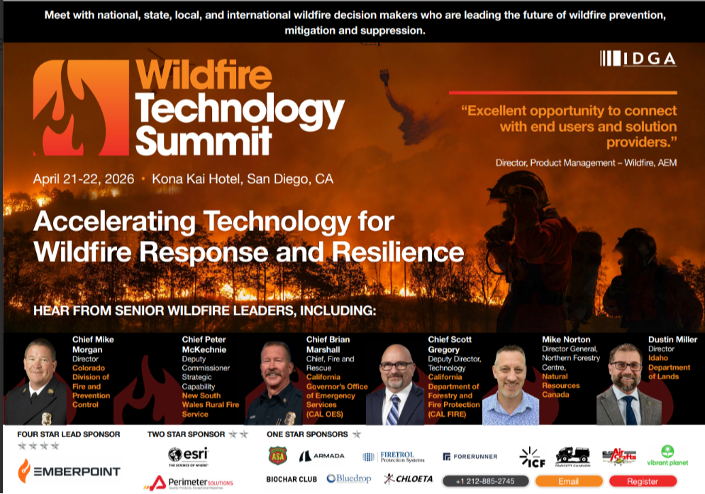 IDGA Wildfire Technology Summit | 2026 Agenda