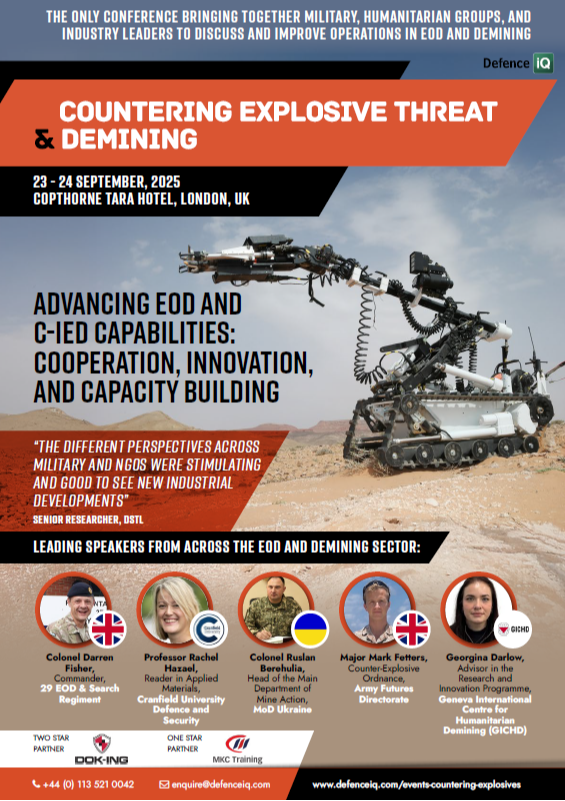 2025 Countering Explosive Threat & Demining - Agenda