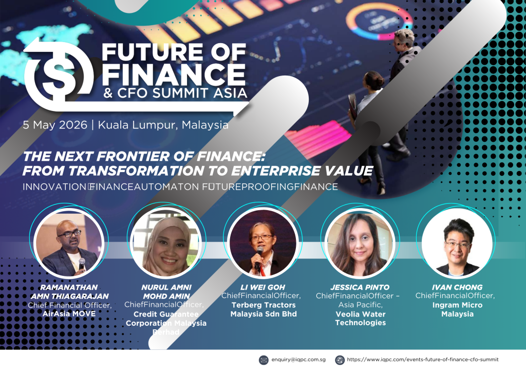 Future of Finance & CFO Summit Asia 2026 Agenda